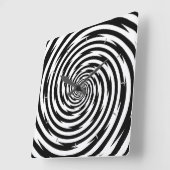 Horloge Carrée Spiral de Time Bending (Angle)