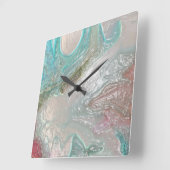 HORLOGE CARRÉE SPIRIT DE PEARL BEAU MUR CLOS (Angle)