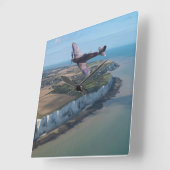 Horloge Carrée Spitfire (Angle)