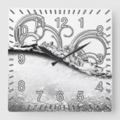 Horloge Carrée Splash de Square Clock (Recto)
