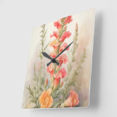 Horloge Carrée Splendor Snapdragon (Angle)