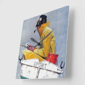 Horloge Carrée Sport (Angle)