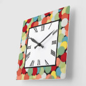 Horloge Carrée Spotlight Retro (Angle)