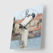 Horloge Carrée Spyglass (Angle)