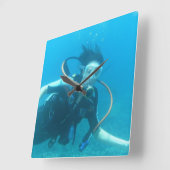 Horloge Carrée Square Clock (Angle)