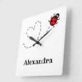 Horloge Carrée Square Wall Clock (Angle)