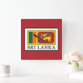 Horloge Carrée Sri Lanka (Maison)