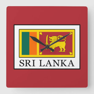 Horloge Carrée Sri Lanka