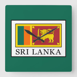 Horloge Carrée Sri Lanka