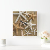 Horloge Carrée Starfish (Maison)