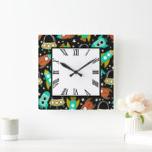 Horloge Carrée Station spatiale (Maison)