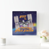 Horloge Carrée Station spatiale internationale (Maison)