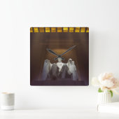 Horloge Carrée Statue Mémorial Lincoln Avec Inscription (Maison)