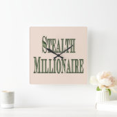 Horloge Carrée Stealth Millionaire (Maison)