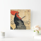 Horloge Carrée Steinlen Cocurico Timepiece (Maison)