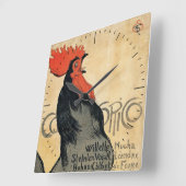 Horloge Carrée Steinlen Cocurico Timepiece (Angle)