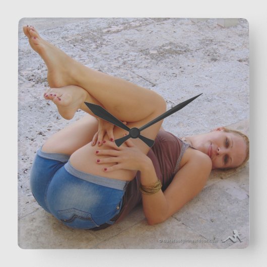 Horloge Carrée Stephanie (Recto)