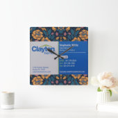 Horloge Carrée Stephanie White Clayton Homes (Maison)