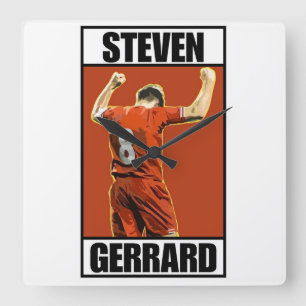Horloge Carrée Steven Gerrard