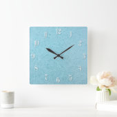 Horloge Carrée Stone texture (Maison)