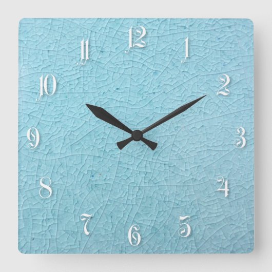 Horloge Carrée Stone texture (Recto)
