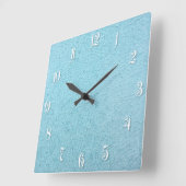 Horloge Carrée Stone texture (Angle)