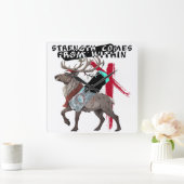 Horloge Carrée Strength Comes From Within Reindeer (Maison)