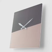 Horloge Carrée stripelines (Angle)
