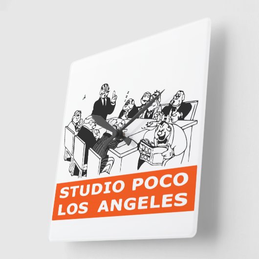 HORLOGE CARRÉE STUDIO POCO (Angle)