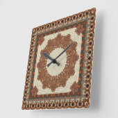 Horloge Carrée Stunning Ethnic (Angle)