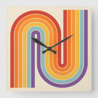 Style 1970s Arched Stripes Motif géométrique