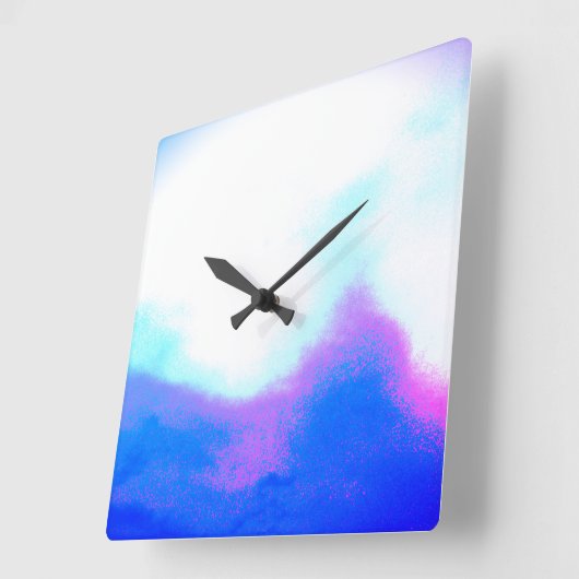 HORLOGE CARRÉE STYLE D'ART ET DE DESIGN (Angle)