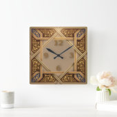 Horloge Carrée Style d'Orient (Maison)