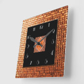 Horloge Carrée Style Gatsby décadent (Angle)