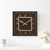 Horloge Carrée Style rétro (Maison)