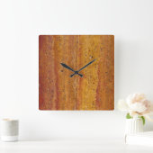 Horloge Carrée Styles classiques Bois (Maison)