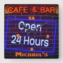 Stylo CAFÉ BAR NEON Lumière TOUTES LES Heures Pers