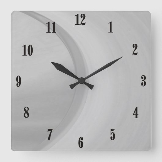 Horloge Carrée Subtil (Recto)