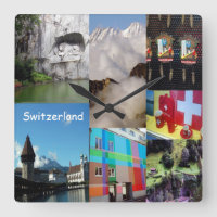 Summer Photo Collage of Switzerland