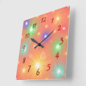 Horloge Carrée sunbatmany cheerfug (Angle)
