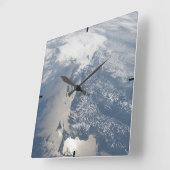 Horloge Carrée Sunglint Sur La Côte Du Massachusetts. (Angle)