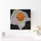 Horloge Carrée Sunny Side Up (Maison)