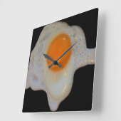 Horloge Carrée Sunny Side Up (Angle)