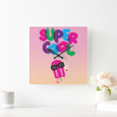 Horloge Carrée Super Cool (Maison)