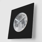Horloge Carrée Super Moon | Mendota Heights Minnesota (Angle)