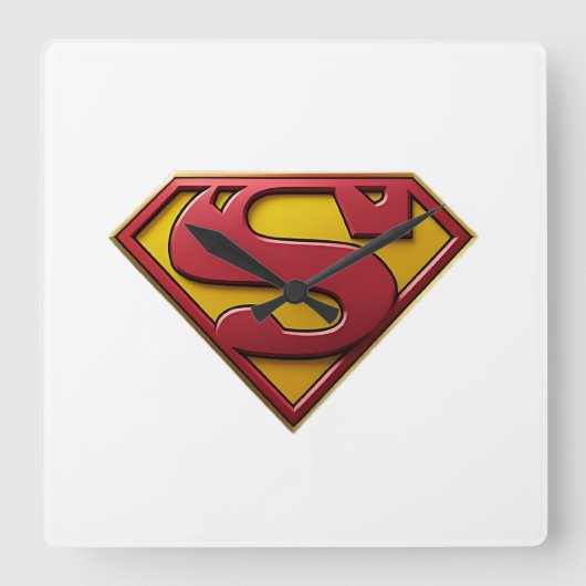 Horloge Carrée Superman (Recto)