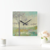 Horloge Carrée Support d'arbre (Maison)