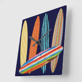 Horloge Carrée Surf (Angle)