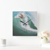 Horloge Carrée surfeur de toit (Maison)