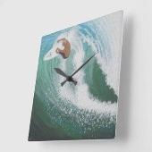 Horloge Carrée surfeur de toit (Angle)